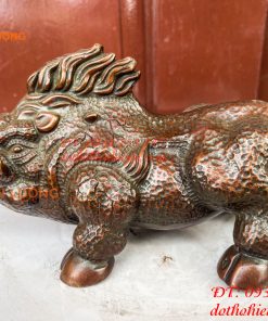 Tượng Heo Rừng Bằng Đồng Phong Thủy Dài 20cm