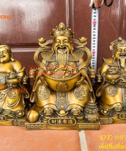 Bộ Tài Địa Cao 25cm Và Ông Phát 30cm Bằng Đồng Hun