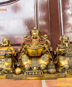 Bộ Tài Địa Cao 25cm Và Ông Phát 30cm Bằng Đồng Hun