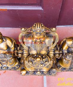 Bộ Tài Địa Cao 25cm Và Ông Phát 30cm Bằng Đồng Hun