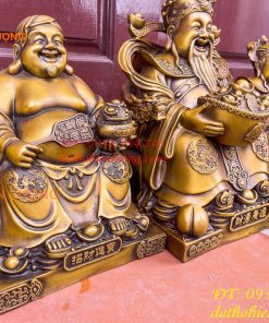 Bộ Tài Địa Cao 25cm Và Ông Phát 30cm Bằng Đồng Hun