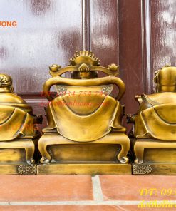 Bộ Tài Địa Cao 25cm Và Ông Phát 30cm Bằng Đồng Hun