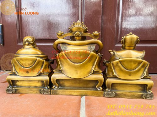 Bộ Tài Địa Cao 25cm Và Ông Phát 30cm Bằng Đồng Hun