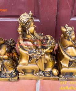 Bộ Tài Địa Cao 25cm Và Ông Phát 30cm Bằng Đồng Hun