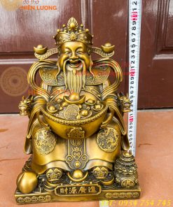 Ông Phát Lộc Bằng Đồng Hun Cao 30cm