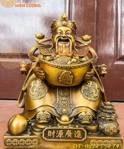 Ông Phát Lộc Bằng Đồng Hun Cao 30cm