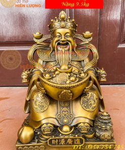 Ông Phát Lộc Bằng Đồng Hun Cao 30cm