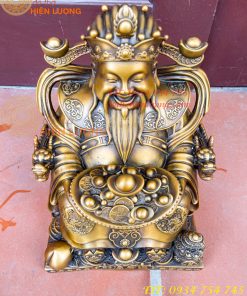 Ông Phát Lộc Bằng Đồng Hun Cao 30cm