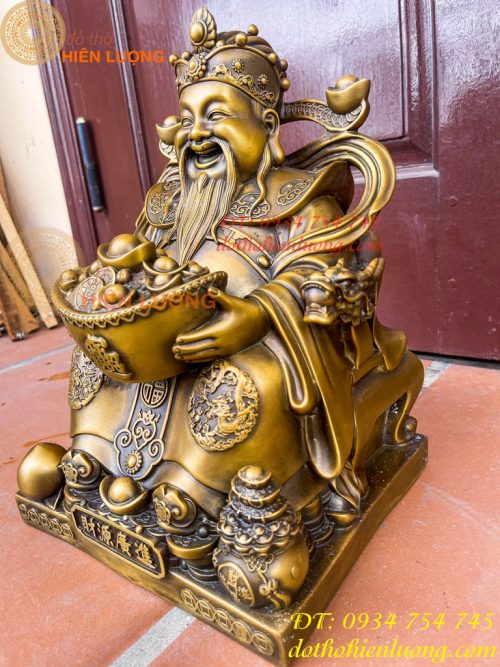 Ông Phát Lộc Bằng Đồng Hun Cao 30cm