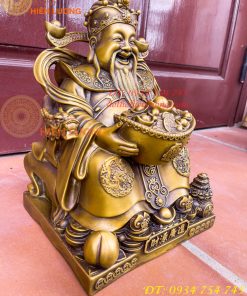 Ông Phát Lộc Bằng Đồng Hun Cao 30cm