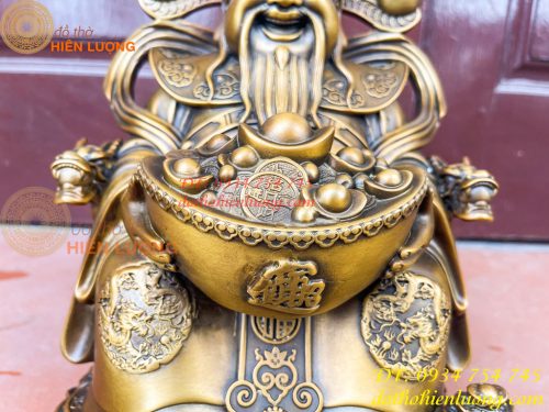 Ông Phát Lộc Bằng Đồng Hun Cao 30cm