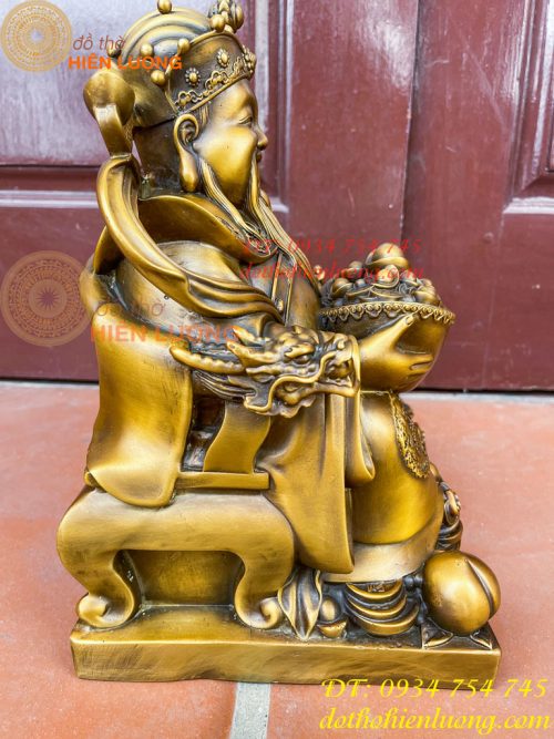 Ông Phát Lộc Bằng Đồng Hun Cao 30cm