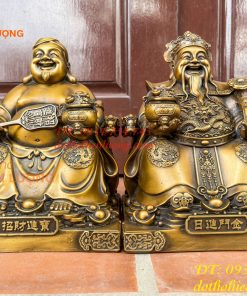 Ông Thần Tài Thổ Địa Cao 25cm Bằng Đồng Hun