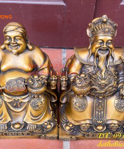 Ông Thần Tài Thổ Địa Cao 25cm Bằng Đồng Hun