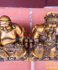 Ông Thần Tài Thổ Địa Cao 25cm Bằng Đồng Hun