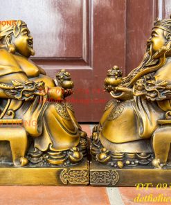 Ông Thần Tài Thổ Địa Cao 25cm Bằng Đồng Hun