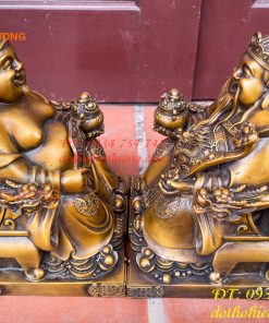 Ông Thần Tài Thổ Địa Cao 25cm Bằng Đồng Hun