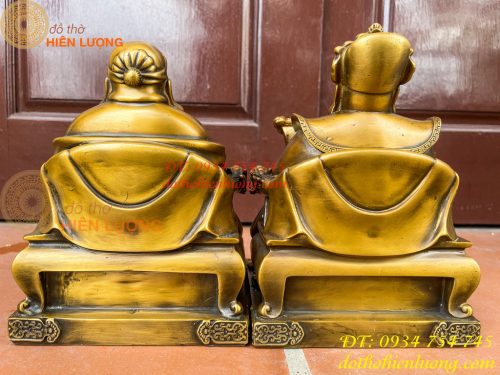 Ông Thần Tài Thổ Địa Cao 25cm Bằng Đồng Hun