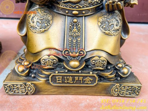 Ông Thần Tài Thổ Địa Cao 25cm Bằng Đồng Hun