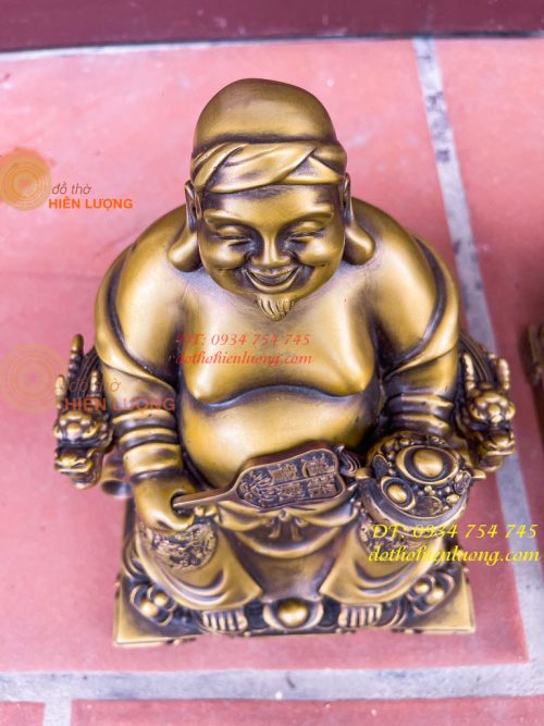 Ông Thần Tài Thổ Địa Cao 25cm Bằng Đồng Hun