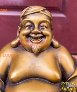 Ông Thần Tài Thổ Địa Cao 25cm Bằng Đồng Hun