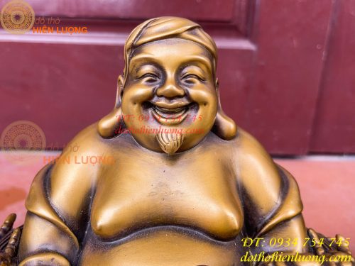 Ông Thần Tài Thổ Địa Cao 25cm Bằng Đồng Hun