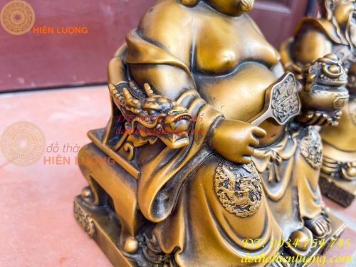 Ông Thần Tài Thổ Địa Cao 25cm Bằng Đồng Hun