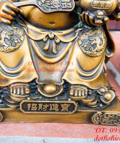 Ông Thần Tài Thổ Địa Cao 25cm Bằng Đồng Hun
