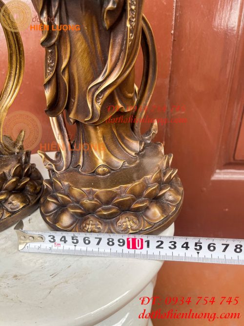 Cặp Thiện Tài Long Nữ Bằng Đồng Hầu Cận Quan Âm