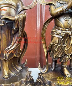 Cặp Thiện Tài Long Nữ Bằng Đồng Hầu Cận Quan Âm