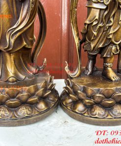 Cặp Thiện Tài Long Nữ Bằng Đồng Hầu Cận Quan Âm