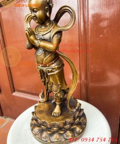 Cặp Thiện Tài Long Nữ Bằng Đồng Hầu Cận Quan Âm