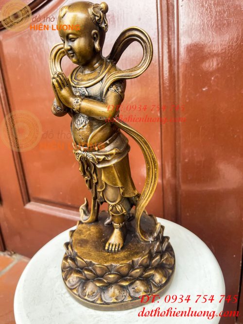 Cặp Thiện Tài Long Nữ Bằng Đồng Hầu Cận Quan Âm