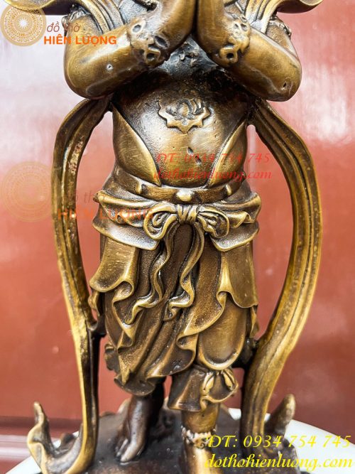 Cặp Thiện Tài Long Nữ Bằng Đồng Hầu Cận Quan Âm