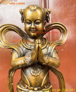 Cặp Thiện Tài Long Nữ Bằng Đồng Hầu Cận Quan Âm
