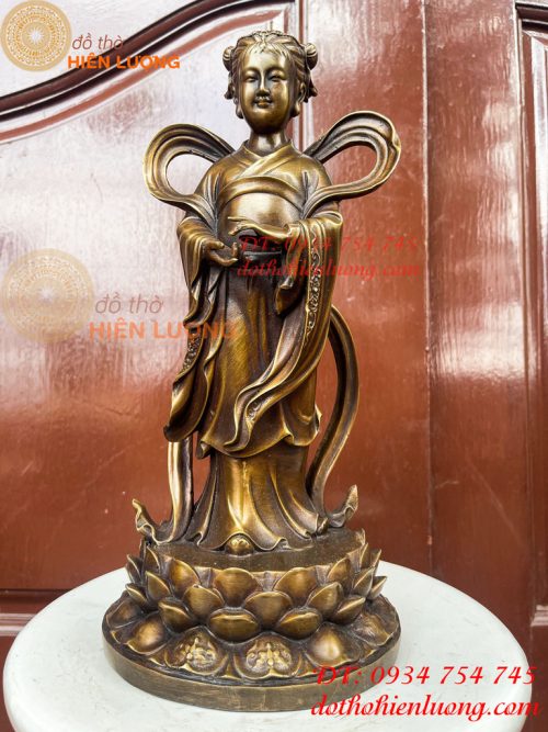 Cặp Thiện Tài Long Nữ Bằng Đồng Hầu Cận Quan Âm