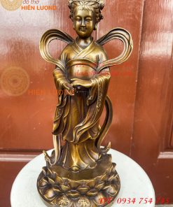 Cặp Thiện Tài Long Nữ Bằng Đồng Hầu Cận Quan Âm