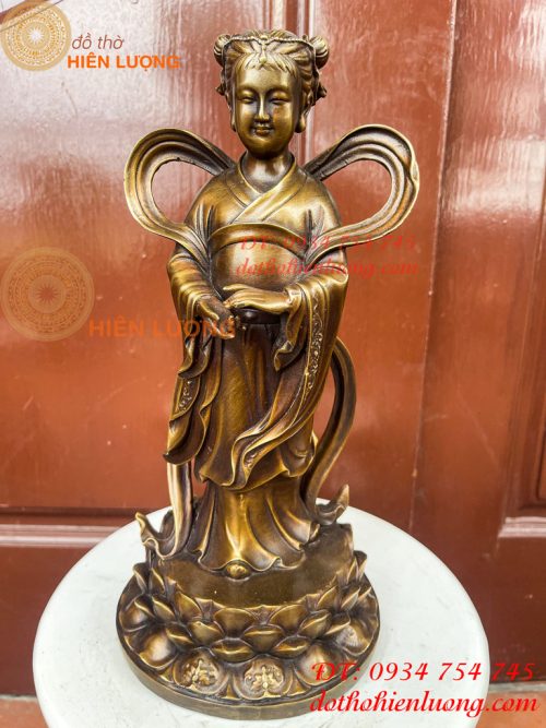 Cặp Thiện Tài Long Nữ Bằng Đồng Hầu Cận Quan Âm