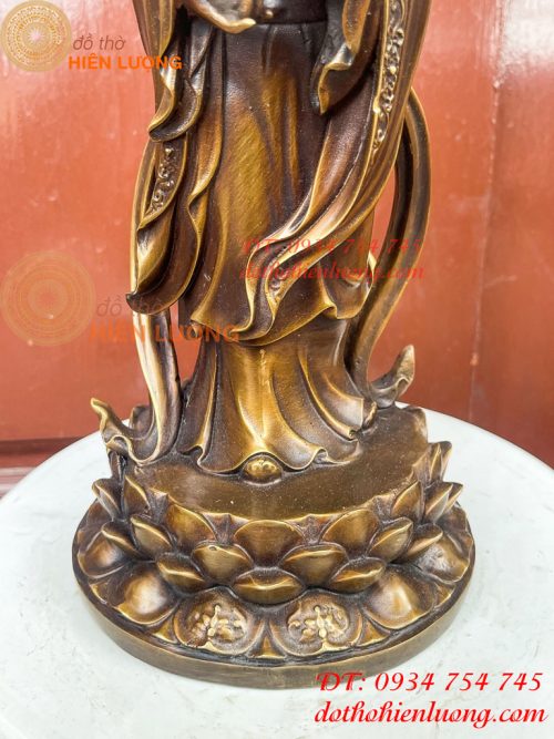 Cặp Thiện Tài Long Nữ Bằng Đồng Hầu Cận Quan Âm