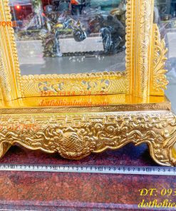 Khung Ảnh Bằng Đồng Dát Vàng Thờ Cúng