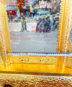 Khung Ảnh Bằng Đồng Dát Vàng Thờ Cúng