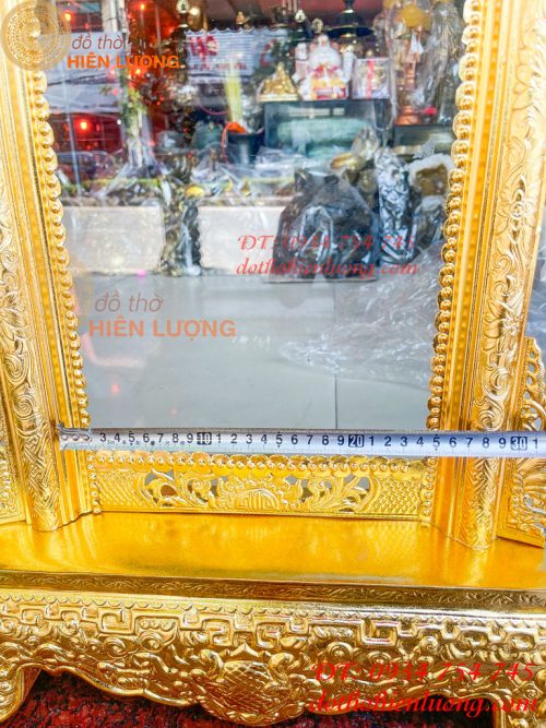 Khung Ảnh Bằng Đồng Dát Vàng Thờ Cúng