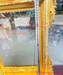 Khung Ảnh Bằng Đồng Dát Vàng Thờ Cúng