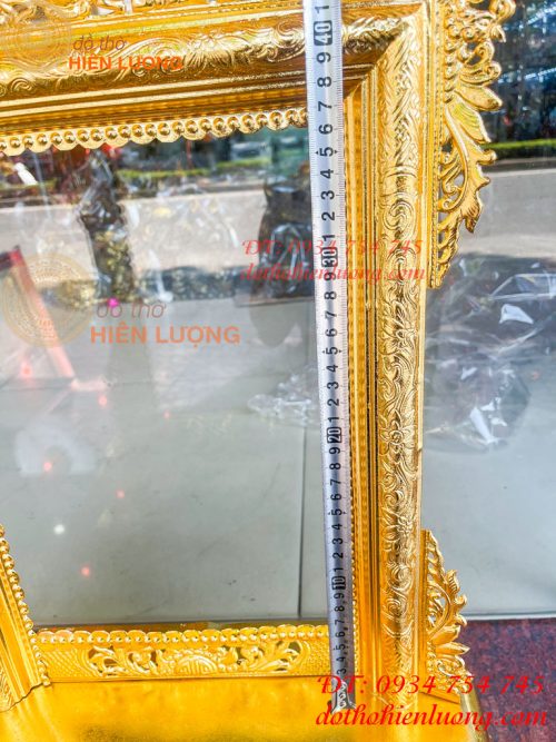 Khung Ảnh Bằng Đồng Dát Vàng Thờ Cúng