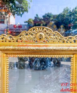 Khung Ảnh Bằng Đồng Dát Vàng Thờ Cúng