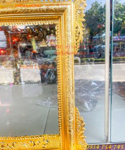 Khung Ảnh Bằng Đồng Dát Vàng Thờ Cúng