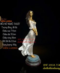 Tượng Thiếu Nữ Nghệ Thuật Bằng Đồng