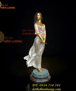 Tượng Thiếu Nữ Nghệ Thuật Bằng Đồng