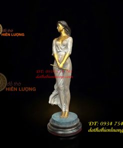 Tượng Thiếu Nữ Nghệ Thuật Bằng Đồng