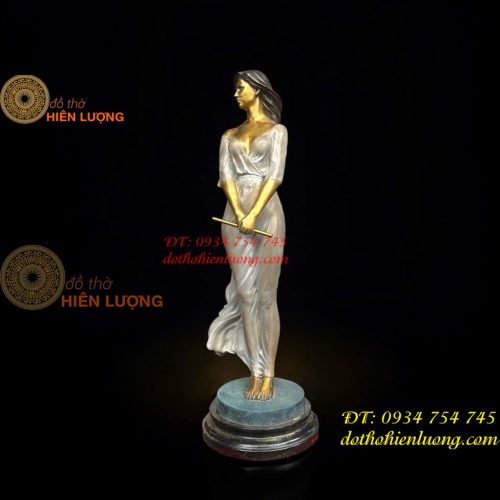 Tượng Thiếu Nữ Nghệ Thuật Bằng Đồng